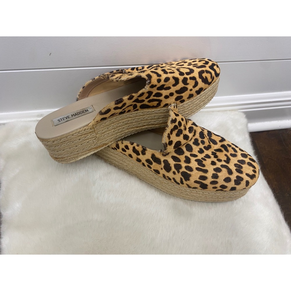 Steve Madden Cheetah Mule Shoes